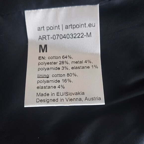 Art Point Convertible Leather Jacket NWT - Size M - Picture 14 of 16